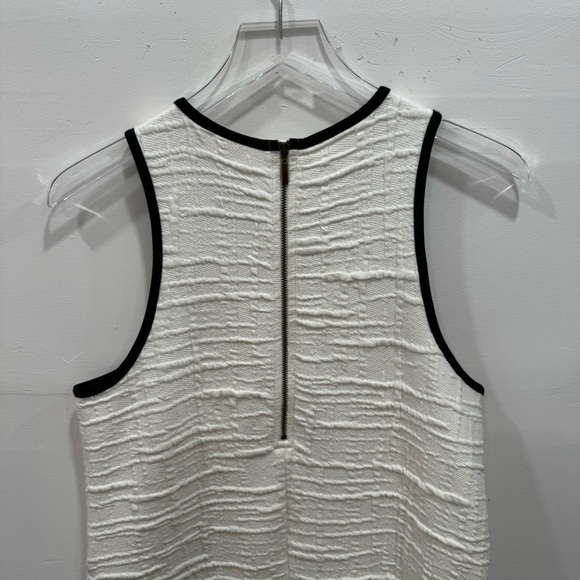 Anthropologie Maeve Patch Pocket Mini Dress White Black Size Small - Picture 5 of 11